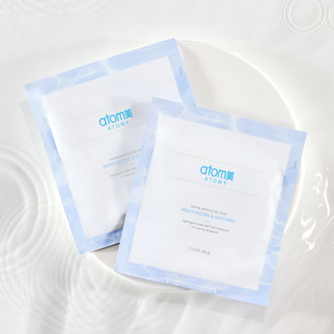 Атоми Морская Гидрогелевая маска (Успокаивающая)