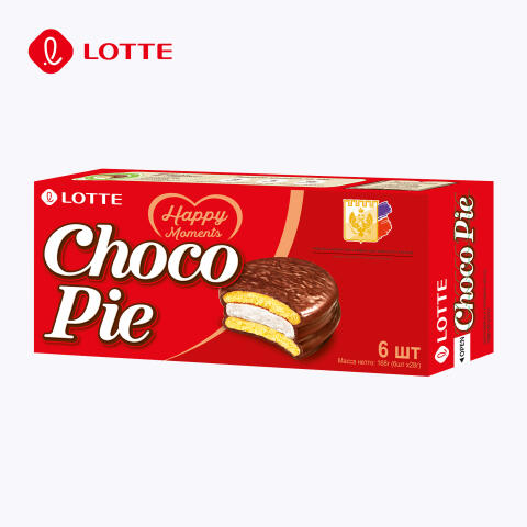 Лотте Чокопай классический 6 шт
