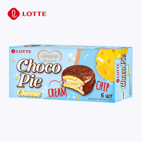 Лотте Чокопай сырный 6 шт