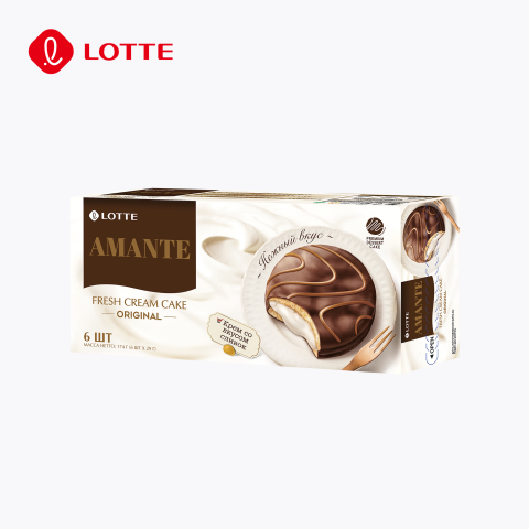 Лотте Пирожное Аманте 6 шт